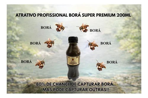 Atrativo Borá Super Premium De Abelha Em Abelha 200ml — 2