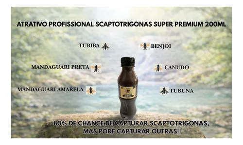 Atrativo Scapto Premium : Benjoi, Canudo, Tubuna, Etc 200ml — 2
