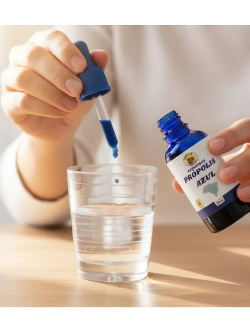 Extrato Própolis Azul Orgânico 1un De Abelha Em Abelha 30ml Sabor:Sem sabor — 3