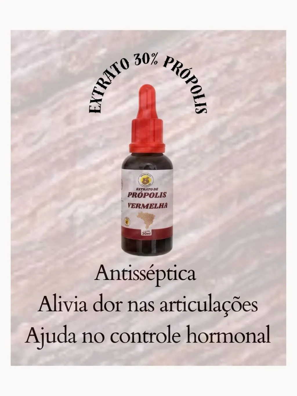 Extrato Própolis Vermelha Orgânico 1un Abelha Em Abelha 30ml Sabor:Sem sabor — 2